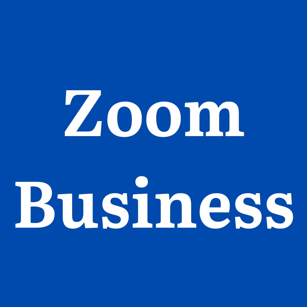Zoom Workplace Business Plan with Admin Tools